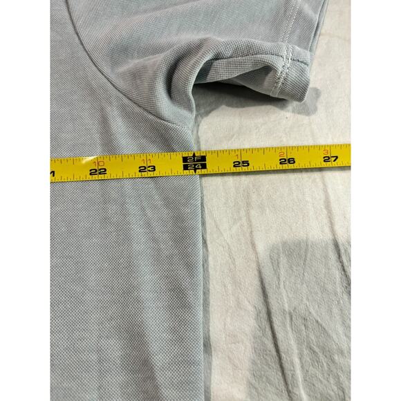 Tommy Bahama Polo Shirt Light Gray Men's Size XL Short Sleeve - Picture 8 of 8